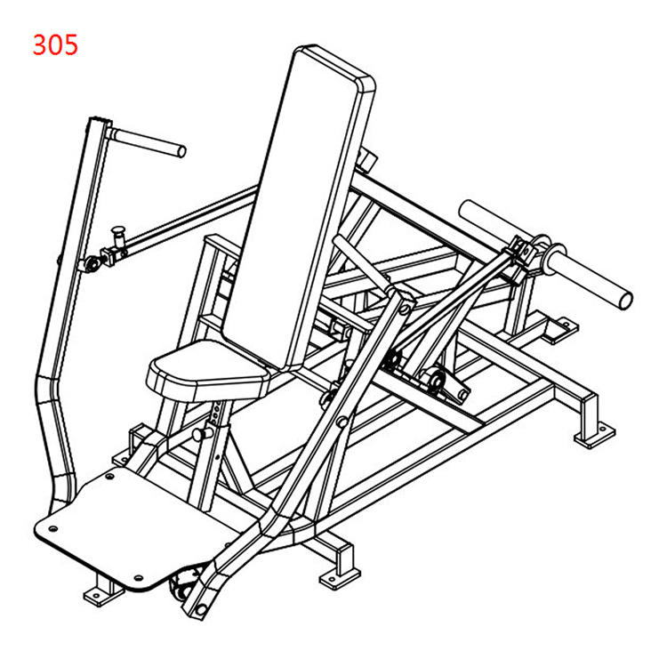Máy ép ngực ngồi<br />DJ-Flex-305 Máy ép ngực ngồi<br />DJ-Flex-305